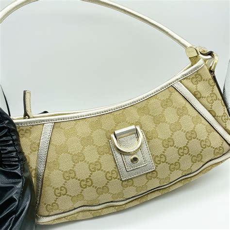 sac baguette gucci vintage|Gucci shoulder bag beige.